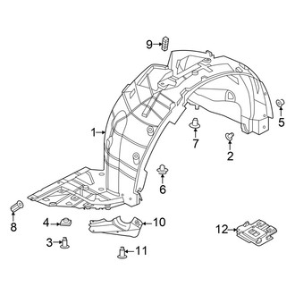 Nissan OE - Fender & Components (Fender Liner)