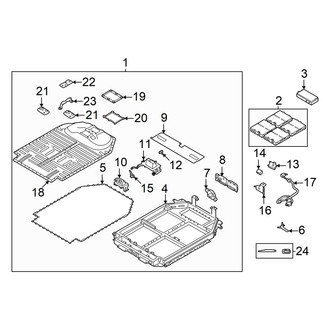 Nissan OE - Electrical - Battery (Battery Assembly, High Voltage)