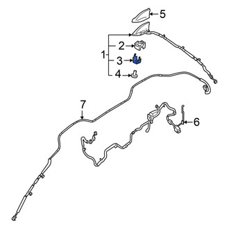 Nissan OE - Radio Antenna Base Washer