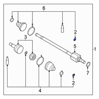Nissan OE - CV Joint C-Clip