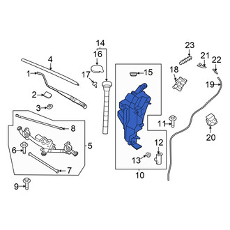 Nissan OE - Front Washer Fluid Reservoir
