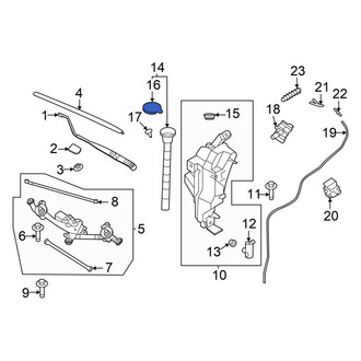 Nissan OE - Front Washer Fluid Reservoir Cap