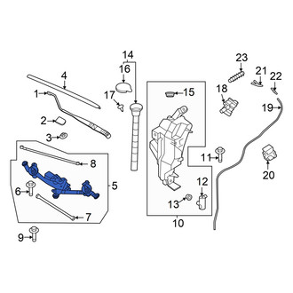 Nissan OE - Front Wiper Motor