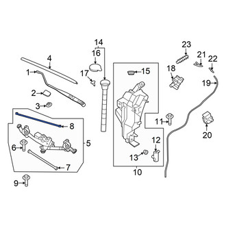 Nissan OE - Front Wiper Motor