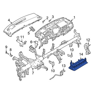 Nissan OE - Left Lower Instrument Panel Air Bag