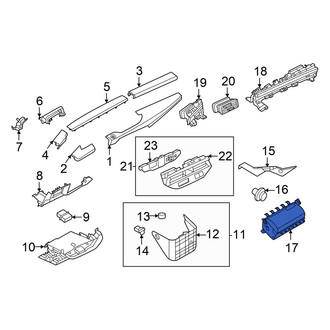 Nissan OE - Upper Instrument Panel Air Bag