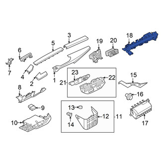 Nissan OE - Right Outer Dashboard Air Vent