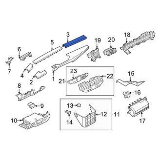 Nissan OE - Right Upper Instrument Panel Pad