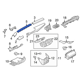 Nissan OE - Center Upper Instrument Panel Pad