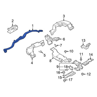 Nissan OE - Front Upper Instrument Panel Air Duct