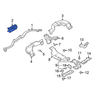 Nissan OE - Front Windshield Defroster Nozzle