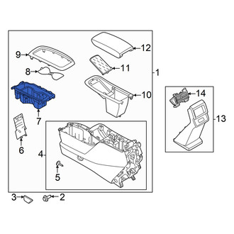Nissan OE - Console Cup Holder