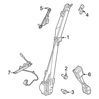 Nissan OE - Restraint Systems - Front Seat Belts