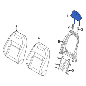 Nissan OE - Front Right Headrest