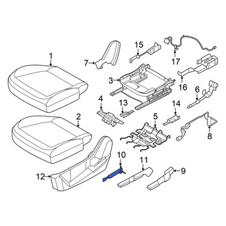 Nissan OE - Front Left Seat Height Adjuster Handle