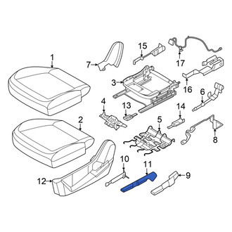 Nissan OE - Front Left Inner Seat Back Recliner Adjustment Handle