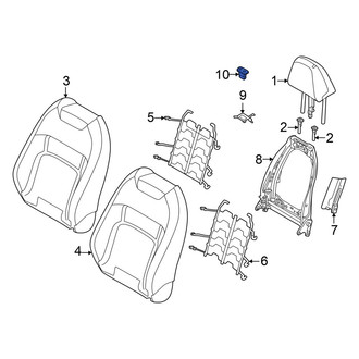 Nissan OE - Left Seat Back Frame Cap