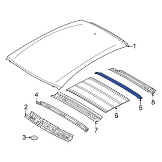 Nissan OE - Rear Roof Bow