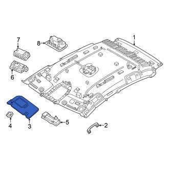 Nissan OE - Left Sun Visor