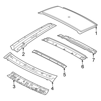Nissan OE - Roof & Components (With Panoramic Roof), (Platinum+)
