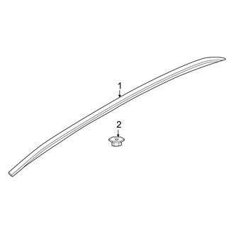 Nissan OE - Roof - Exterior Trim (With Panoramic Roof), (Platinum+)