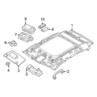 Nissan OE - Roof - Interior Trim (With Panoramic Roof), (Platinum+)
