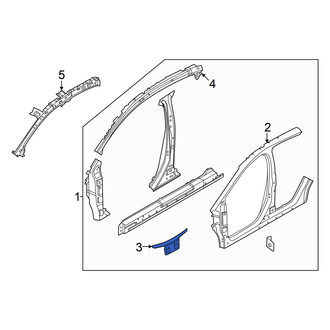 Nissan OE - Body A-Pillar Baffle Plate