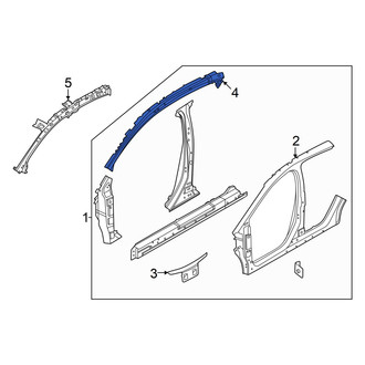 Nissan OE - Left Upper Body A-Pillar Reinforcement