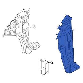 Nissan OE - Left Lower Body A-Pillar Reinforcement