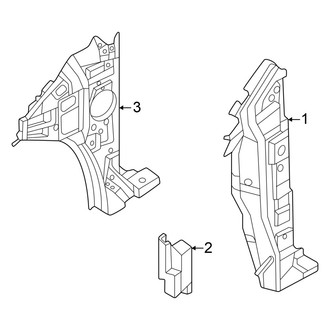 Nissan OE - Pillars, Rocker & Floor - Hinge Pillar
