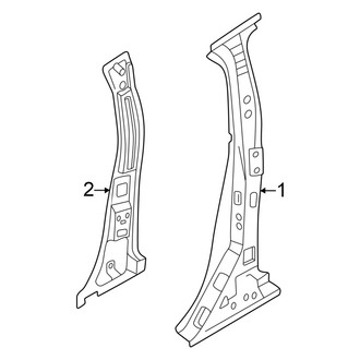 Nissan OE - Pillars, Rocker & Floor - Center Pillar & Rocker