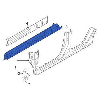 Nissan OE - Left Rocker Panel Reinforcement