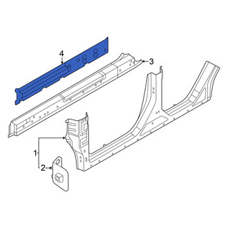 Nissan OE - Left Inner Rocker Panel