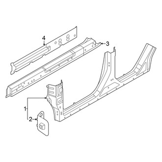 Nissan OE - Pillars, Rocker & Floor - Rocker Panel