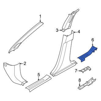 Nissan OE - Rear Left Door Sill Plate