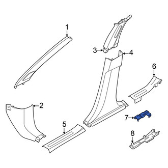 Nissan OE - Left Upper Door Sill Plate Cap