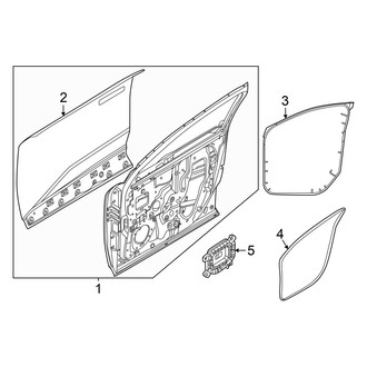 Nissan OE - Front Door - Door & Components