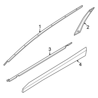 Nissan OE - Front Door - Exterior Trim