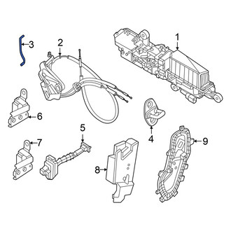 Nissan OE - Front Left Door Lock Operating Rod