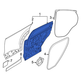 Nissan OE - Rear Right Door Shell
