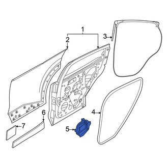 Nissan OE - Right Inner Door Access Cover