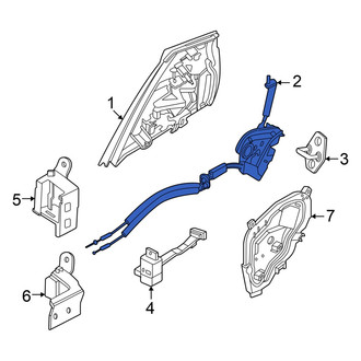 Nissan OE - Rear Left Door Latch Assembly