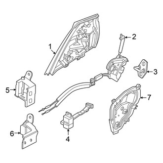 Nissan OE - Rear Door - Lock & Hardware