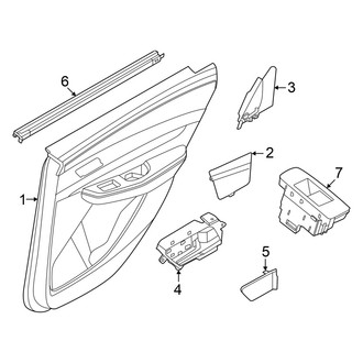 Nissan OE - Rear Door - Interior Trim