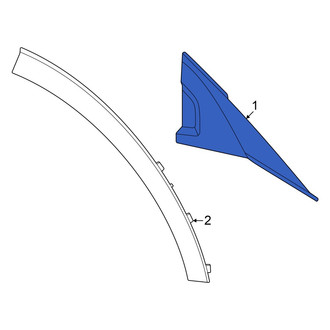 Nissan OE - Left Body C-Pillar Molding