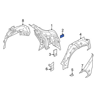 Nissan OE - Upper Quarter Panel Insulator