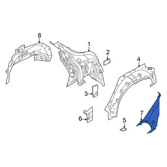 Nissan OE - Rear Left Quarter Panel Extension