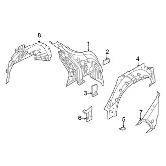 Nissan OE - Quarter Panel - Inner Structure