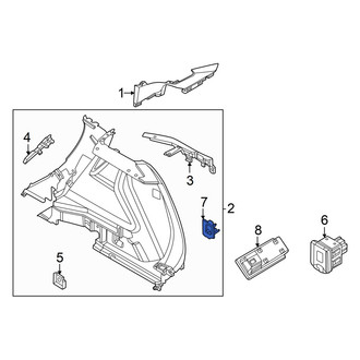 Nissan OE - Rear Right 12 Volt Accessory Power Outlet Cover