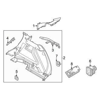 Nissan OE - Quarter Panel - Interior Trim